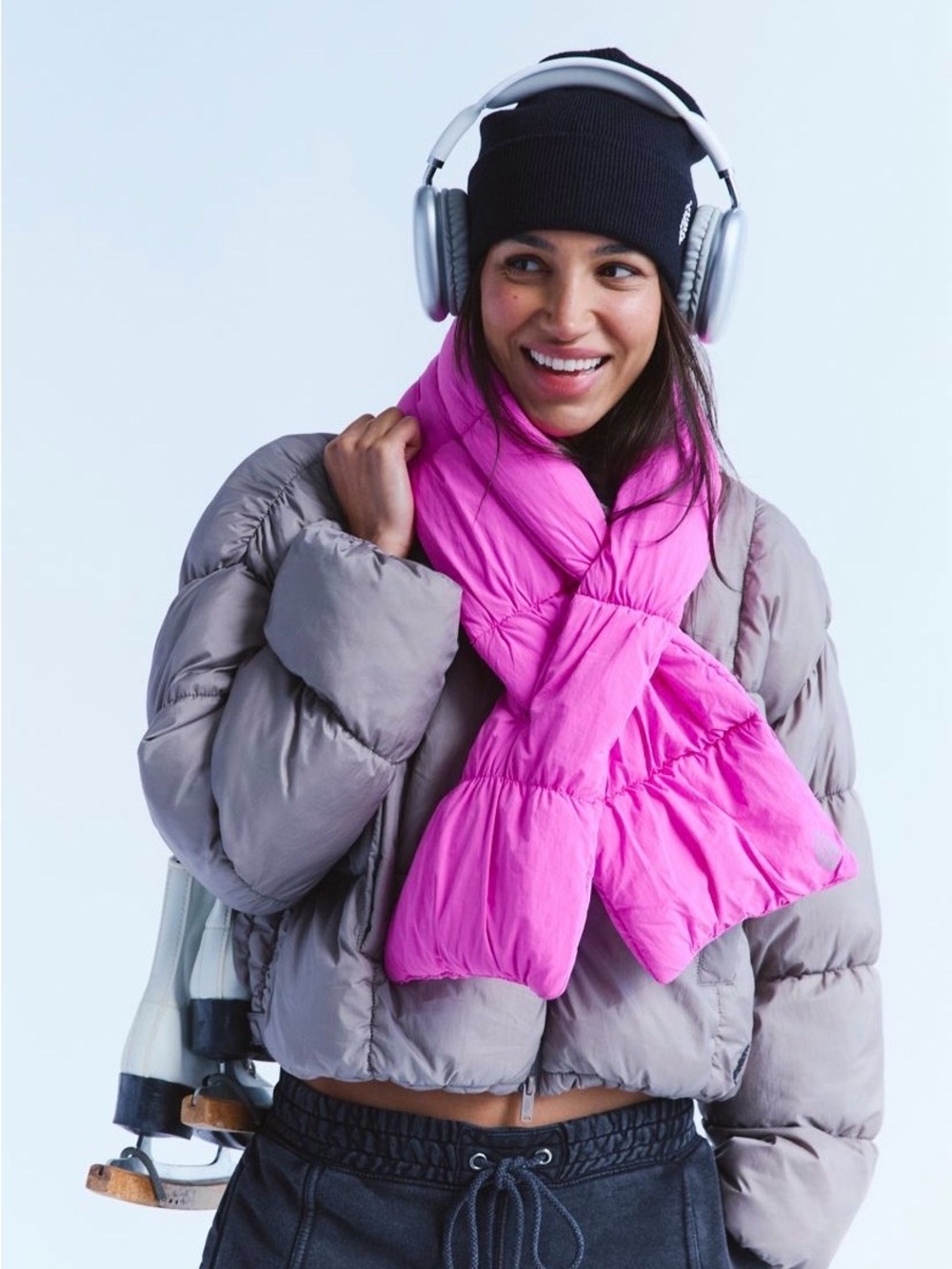 NEW✨FREE PEOPLE MOVEMENT PIXIE PACKABLE a PUFFER SCARF 🧣